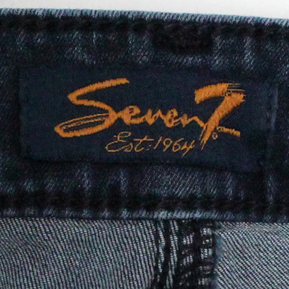 Women's Size 14 Skinny Seven7 Blue Jean Capri Pants - Picture 5 of 14